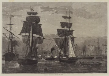 Der Hafen von London, Schiffe im Pool